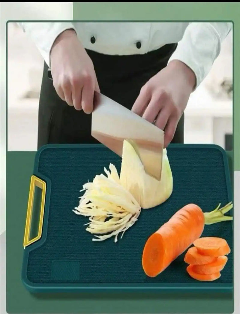 Tábua de Corte Antibacteriana Retangular com Alça