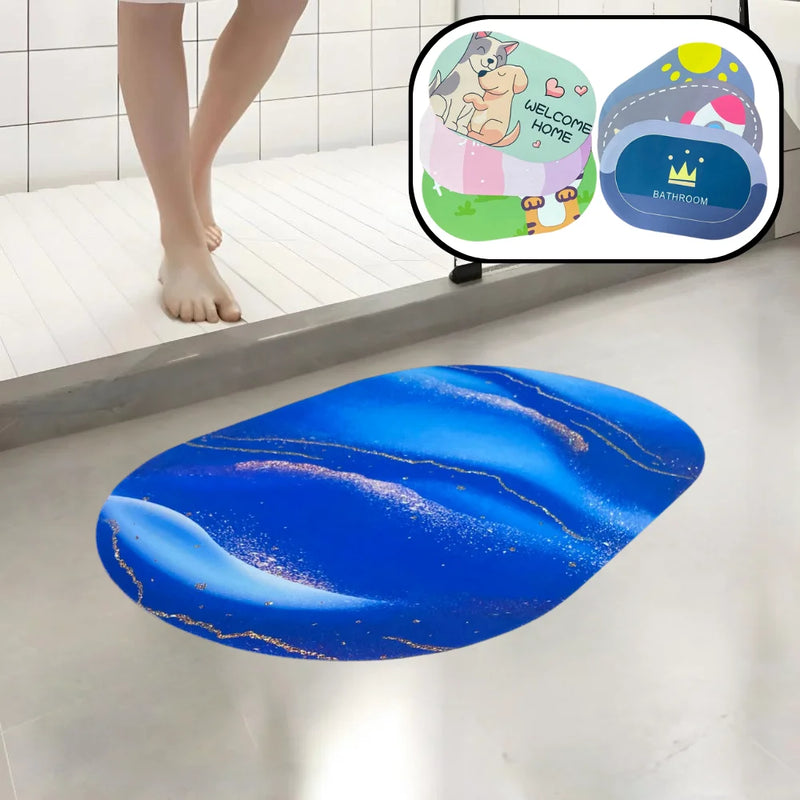 Tapete Oval de Banheiro