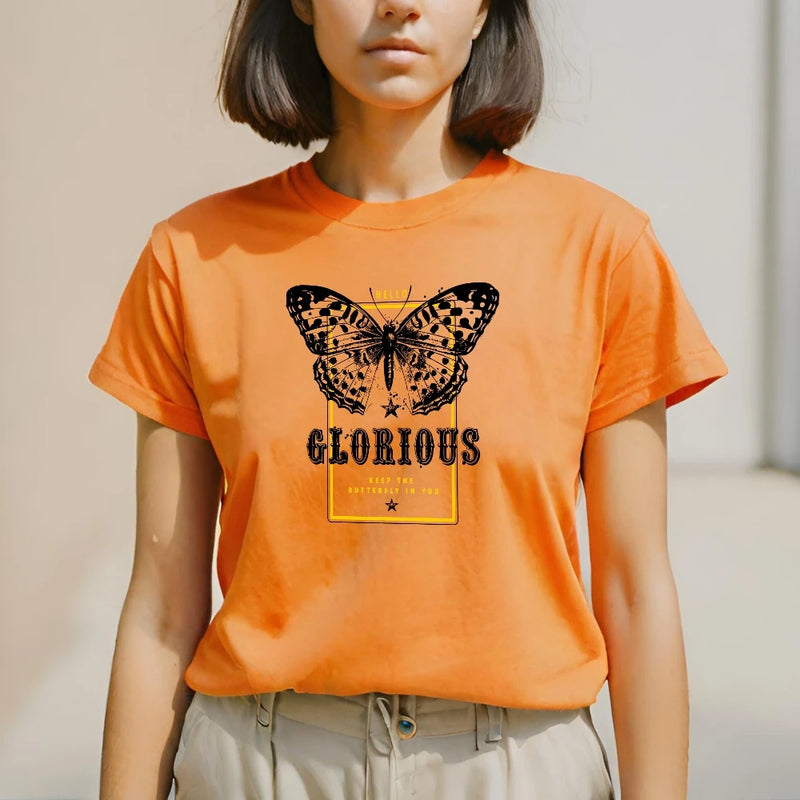 Camiseta Feminina GuGi Butterfly Glorious