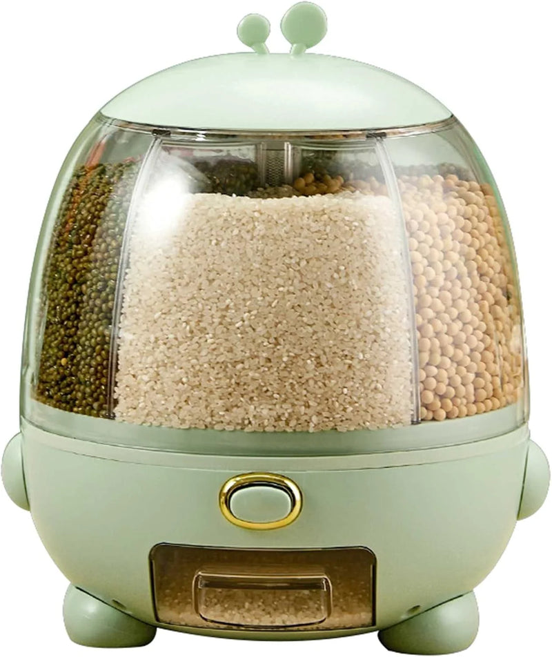 Dispenser de Grãos para Cozinha 360°