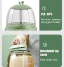 Organizador de Grãos para Cozinha com Dispenser 360° C/ 6 Compartimentos