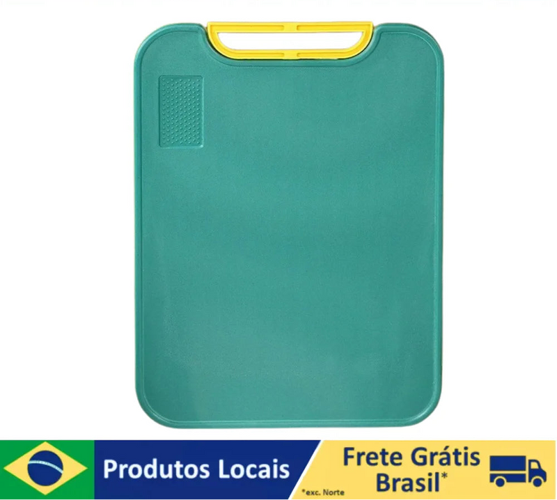 Tábua de Corte Antibacteriana Retangular com Alça