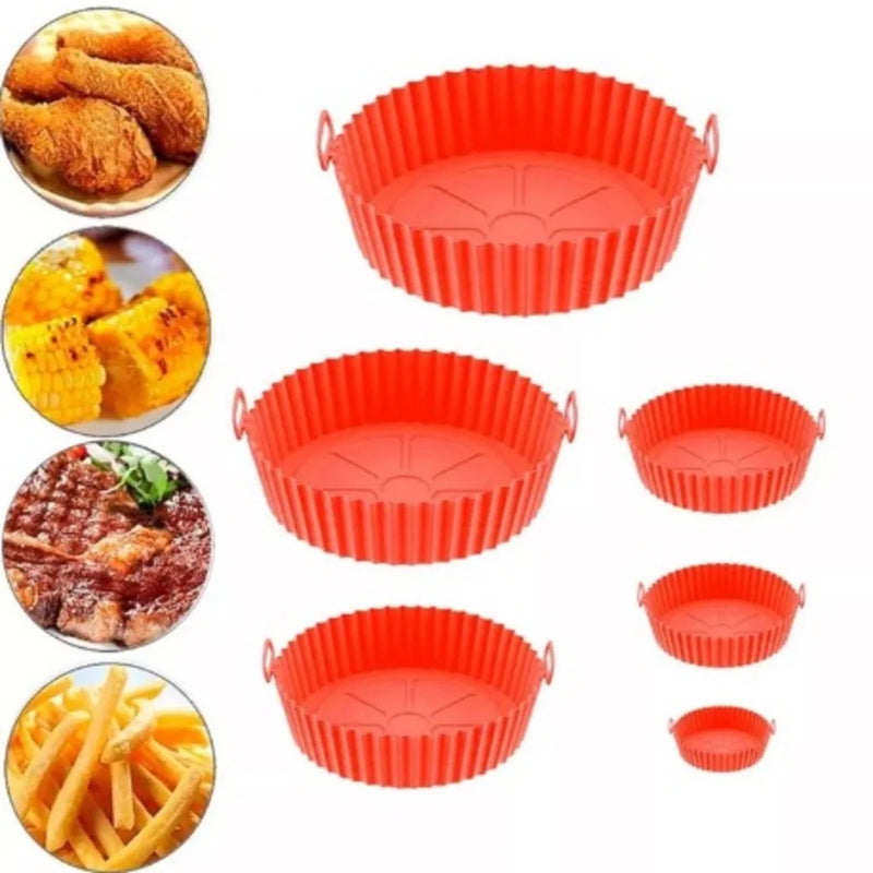 Kit 6 Protetores de Silicone para Airfryer