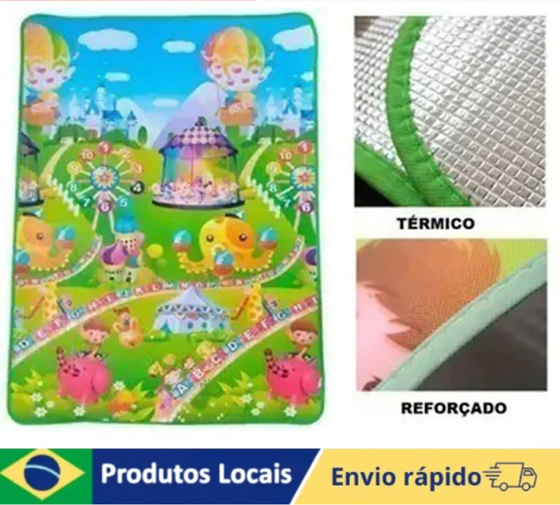 Tapete de Atividades Infantil 180x120cm