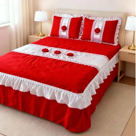 Colcha Casal Box Bordada Acolchoada 2,40 X 2,50m