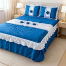 Colcha Casal Box Bordada Acolchoada 2,40 X 2,50m