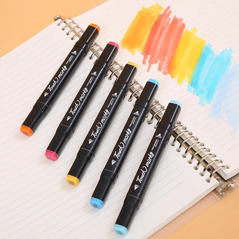 Kit 24 - 168 Canetas Coloridas para Arte e Escola