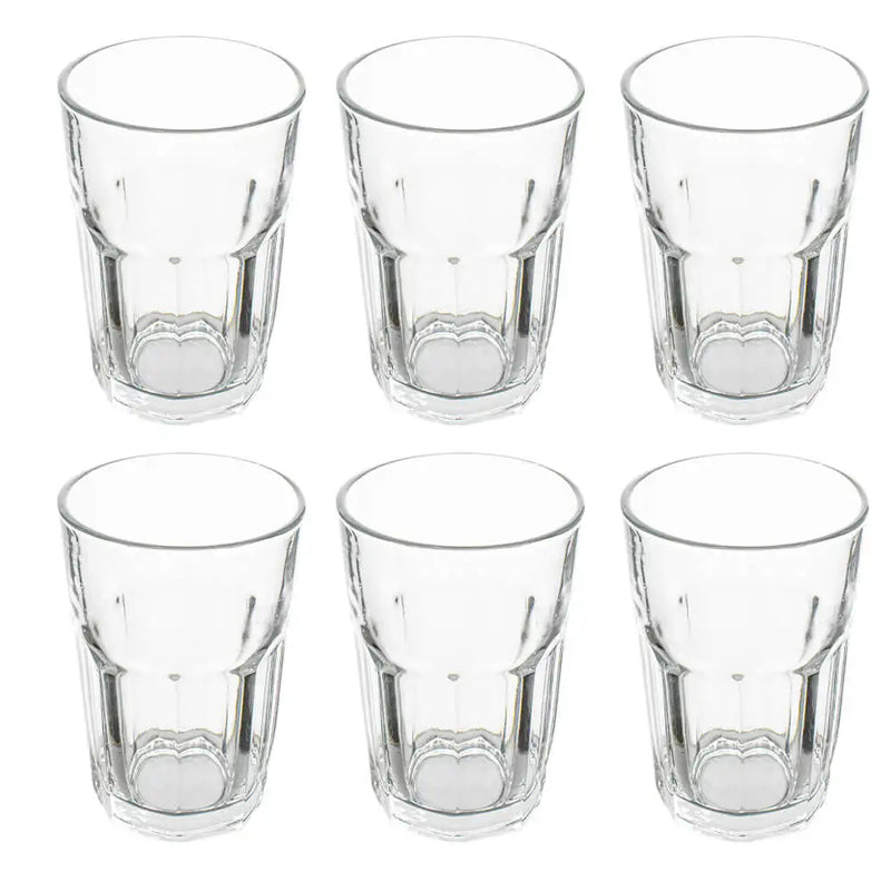Conjunto de 6 Copos de Vidro Transparentes Isis 360ml