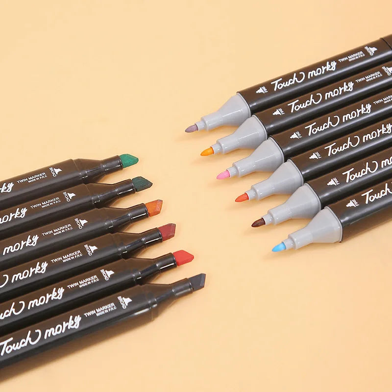 Kit 24 - 168 Canetas Coloridas para Arte e Escola