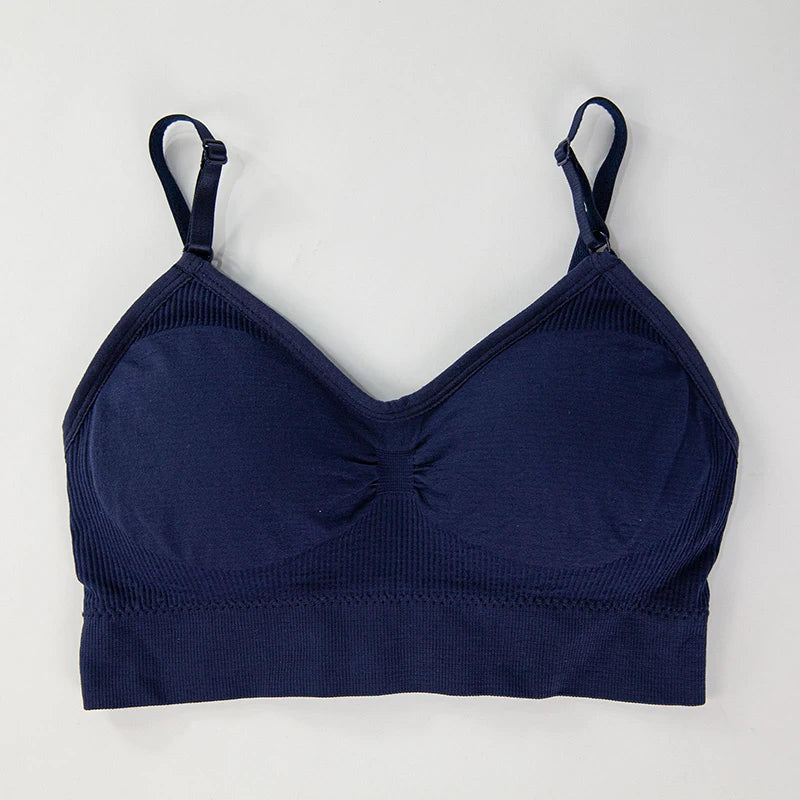 Top Esportivo Feminino Sem Costura