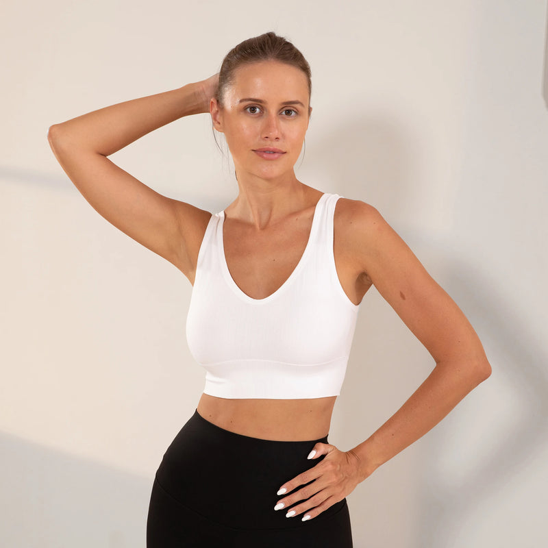 Top Fitness Feminino – Sutiã Esportivo Sexy para Academia e Treino