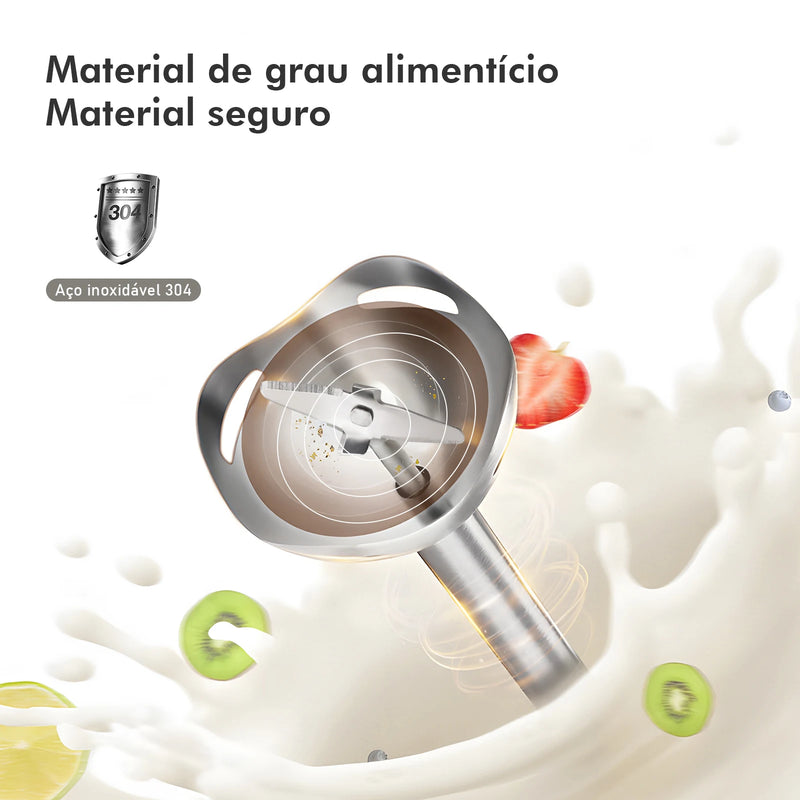 Liquidificador e Mixer Portátil COIBEU 127V – Mini Processador Elétrico para Alimentos