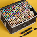 Kit 24 - 168 Canetas Coloridas para Arte e Escola