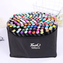 Kit 24 - 168 Canetas Coloridas para Arte e Escola