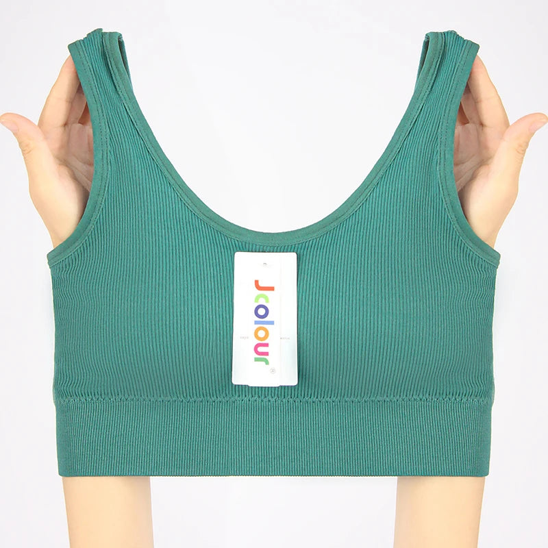 Kit com 3 Peças – Top Esportivo Respirável em Poliéster