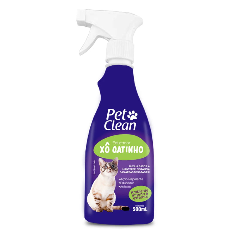 Xô Cat Pet Clean – Spray Educador Sanitário para Gatos 500ml