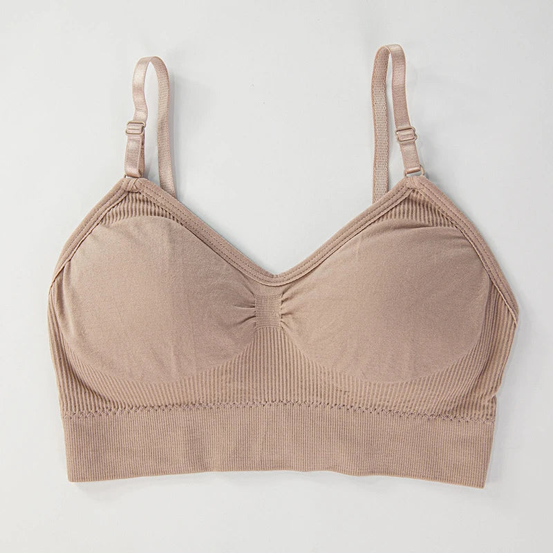 Top Esportivo Feminino Sem Costura