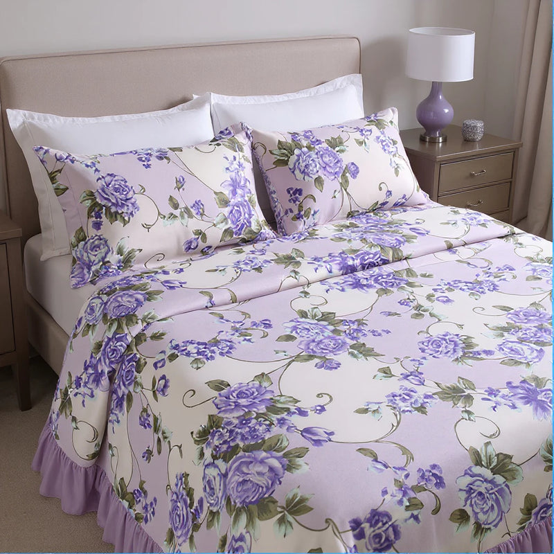 Colcha Queen Kit 3 Peças Cobreleito  100% Algodão Antialérgica