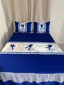 Colcha Casal Box Bordada 3 peças