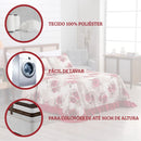 Colcha Queen Kit 3 Peças Cobreleito  100% Algodão Antialérgica